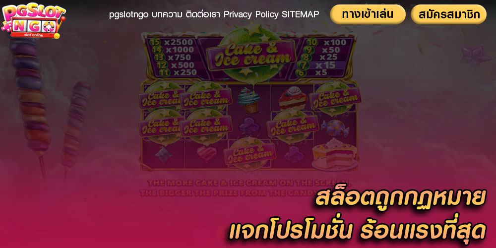สล็อตถูกกฏหมาย แจกโปรโมชั่น ร้อนแรงที่สุด