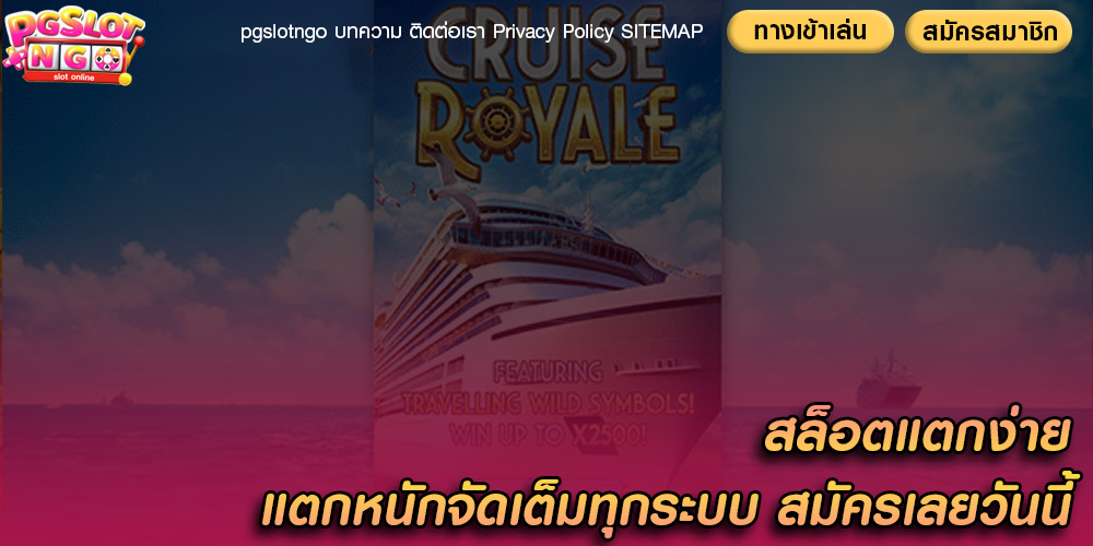 สล็อตแตกง่าย แตกหนักจัดเต็มทุกระบบ สมัครเลยวันนี้