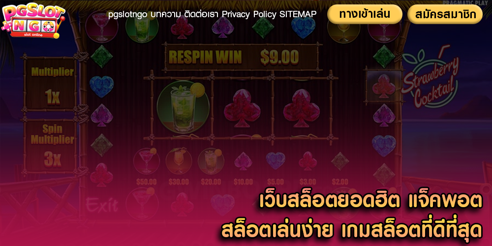 เว็บสล็อตยอดฮิต แจ็คพอตสล็อตเล่นง่าย เกมสล็อตที่ดีที่สุด